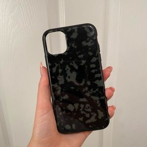 i-Phone 11 Black Leopard Black Case